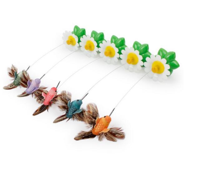 Pet Electric Automatic Rotating Flower Interactive Toy