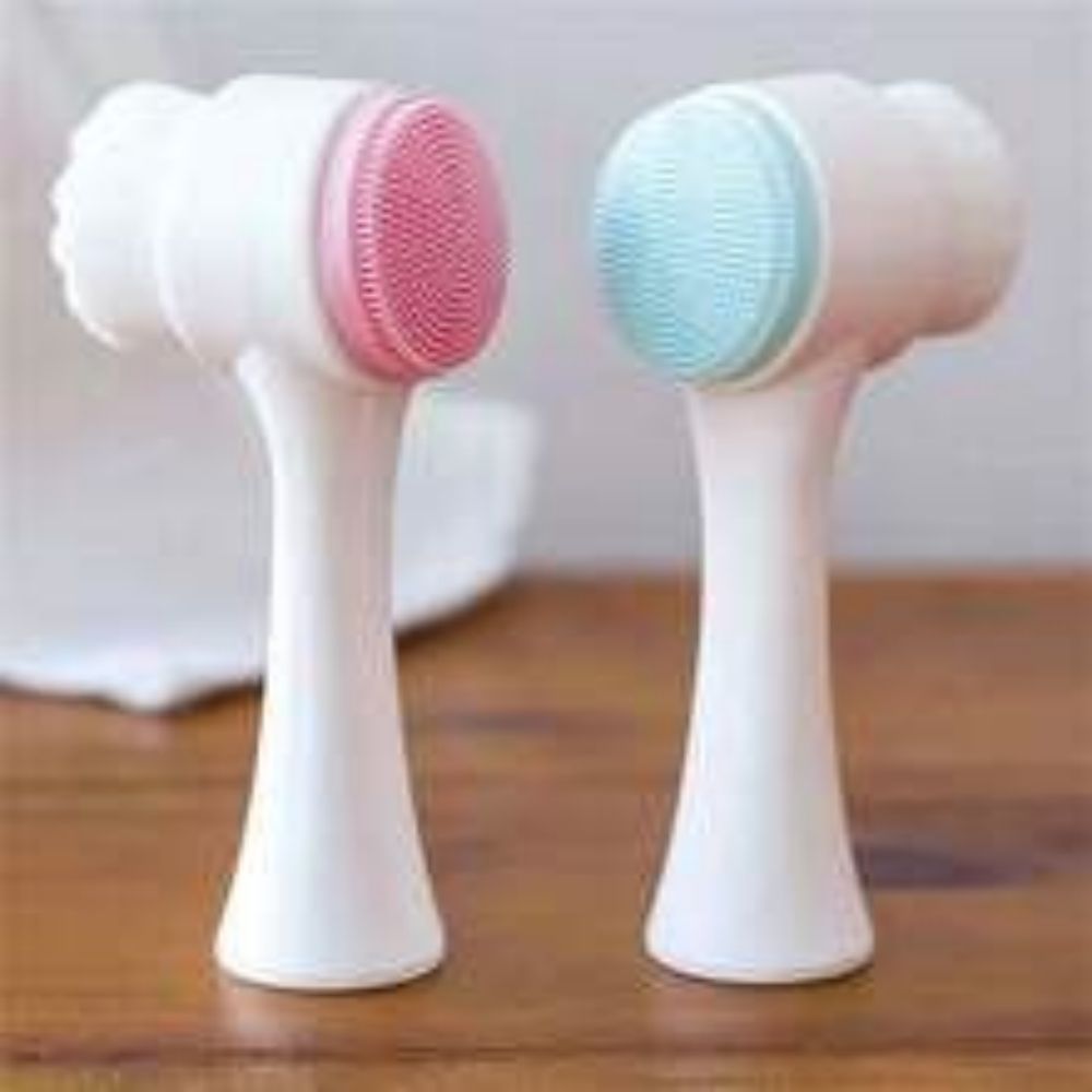 Easy-Clean Nylon Pet Paw Grooming and Massage Brush