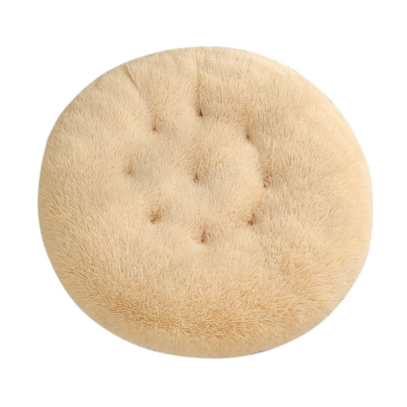 Round Plush Pet Mat Bed
