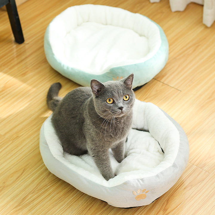 Removable Washable Round Pet Kennel Bed