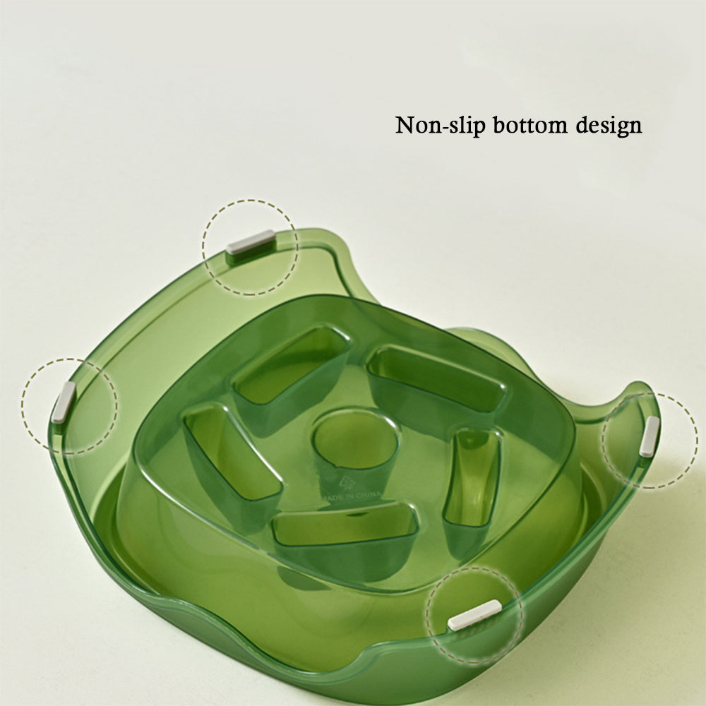 Slow Feed Anti-Choking Pet Water and Food Bowl