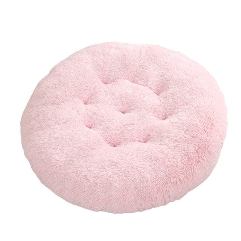Round Plush Pet Mat Bed