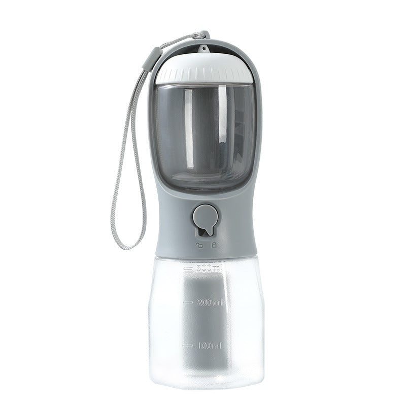Portable Three In One Pet Water Cup Food Container Dispenser