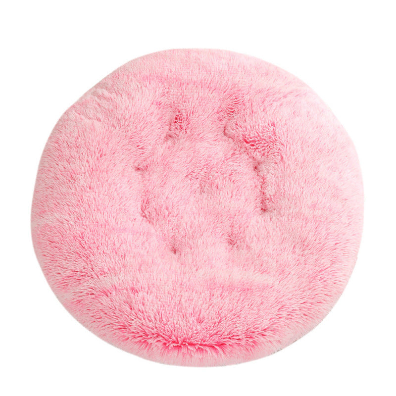 Round Plush Pet Mat Bed