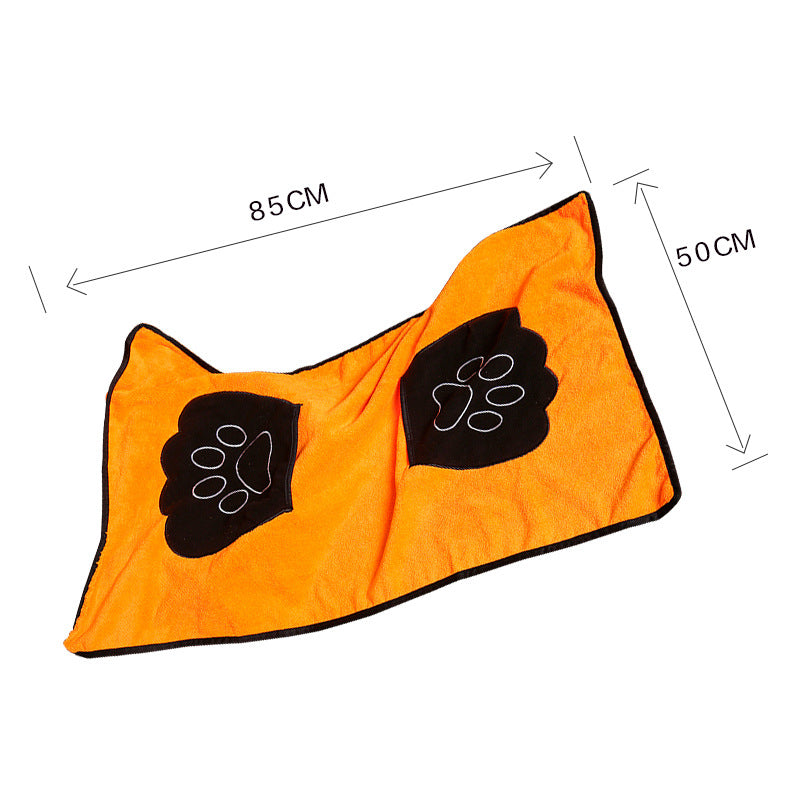 Absorbent Pet Bath Towel Quick Dry