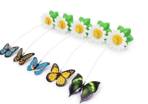 Pet Electric Automatic Rotating Flower Interactive Toy