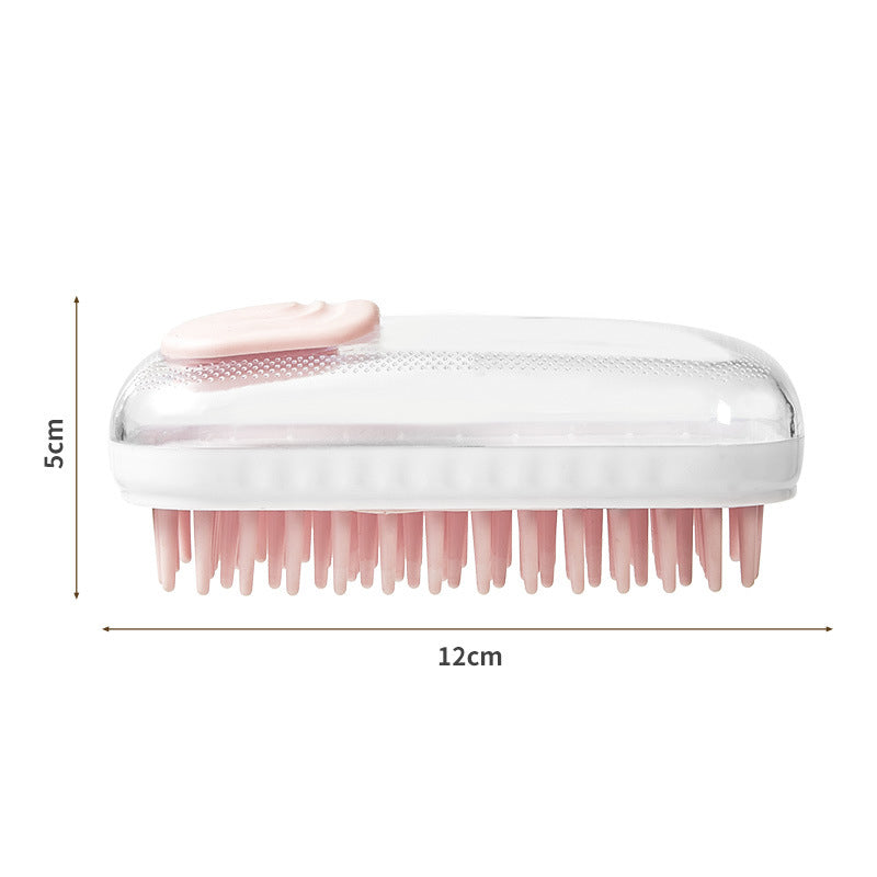 Silicone Pet Bath Brush Massage Foam Cleaning Tool