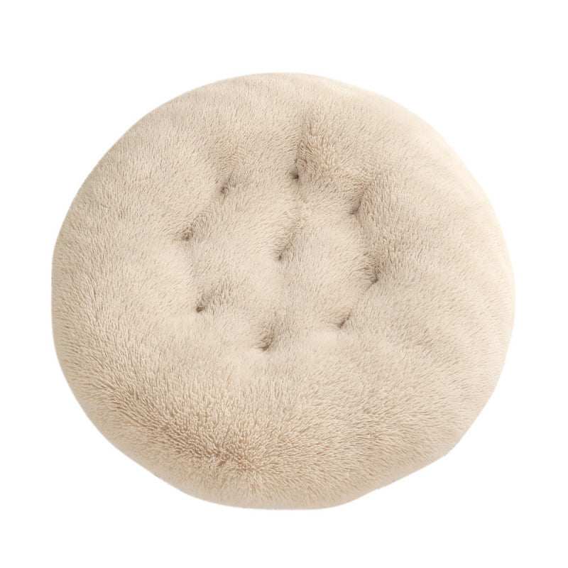 Round Plush Pet Mat Bed