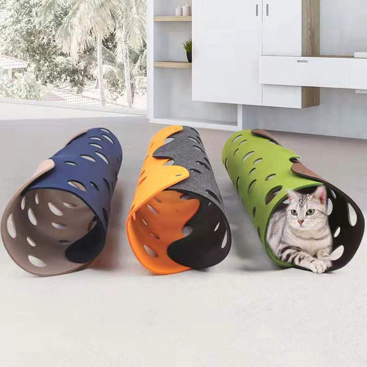 Removable Felt Pet Tunnel Toy