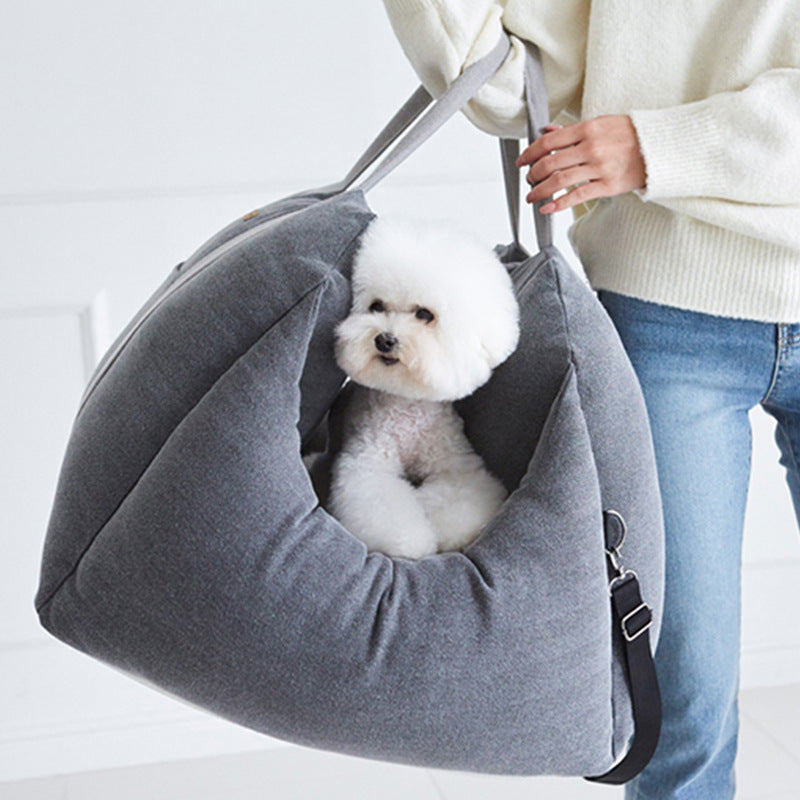 Waterproof Portable Pet Car Seat Mesh Carrier