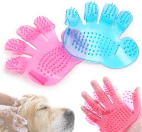 Pet Finger Grooming Massage Brush Handheld Cleaning Tool