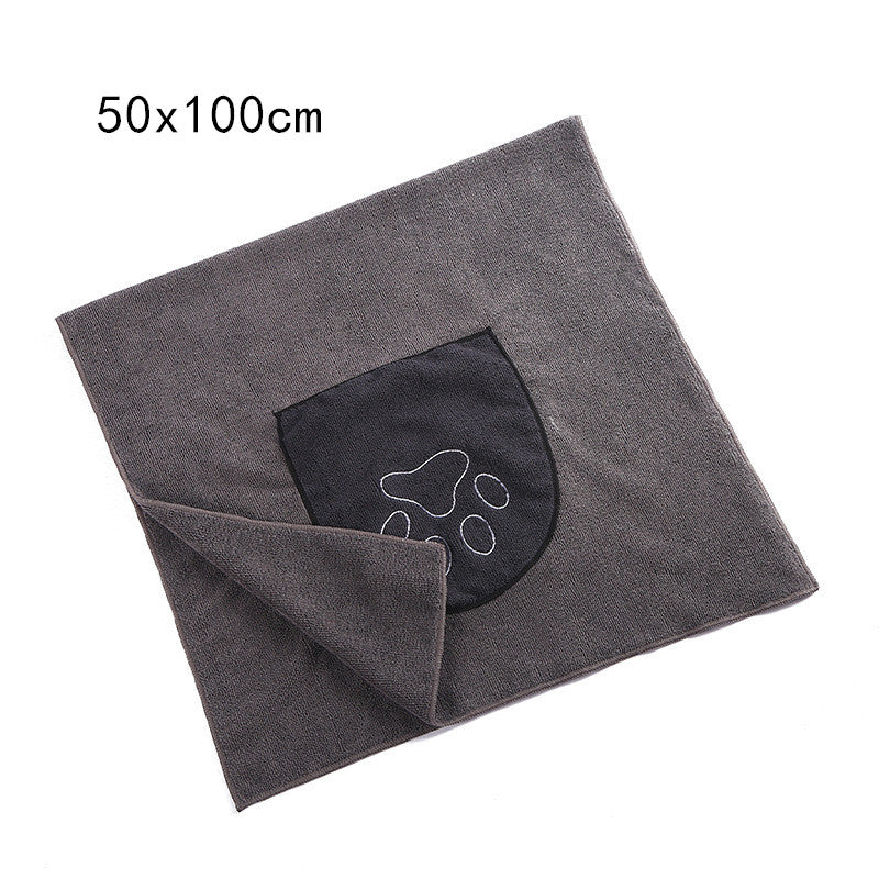 Absorbent Pet Bath Towel Quick Dry