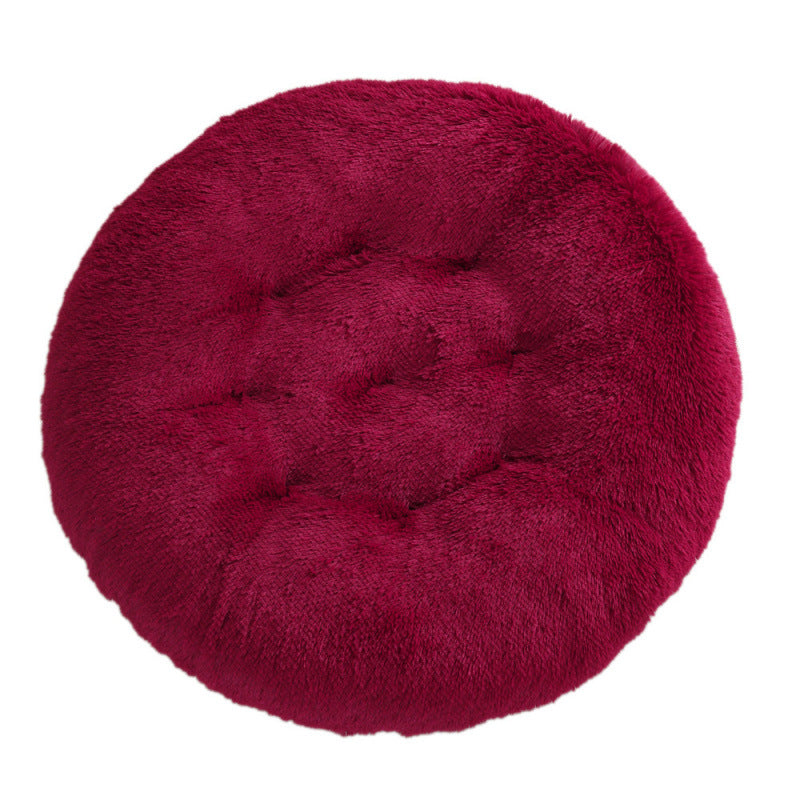 Round Plush Pet Mat Bed