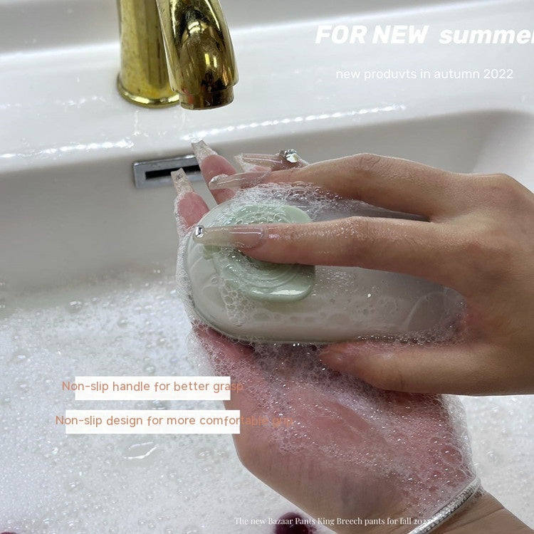 Handheld Pet Bath Massage Brush Soft Hair Cleaner