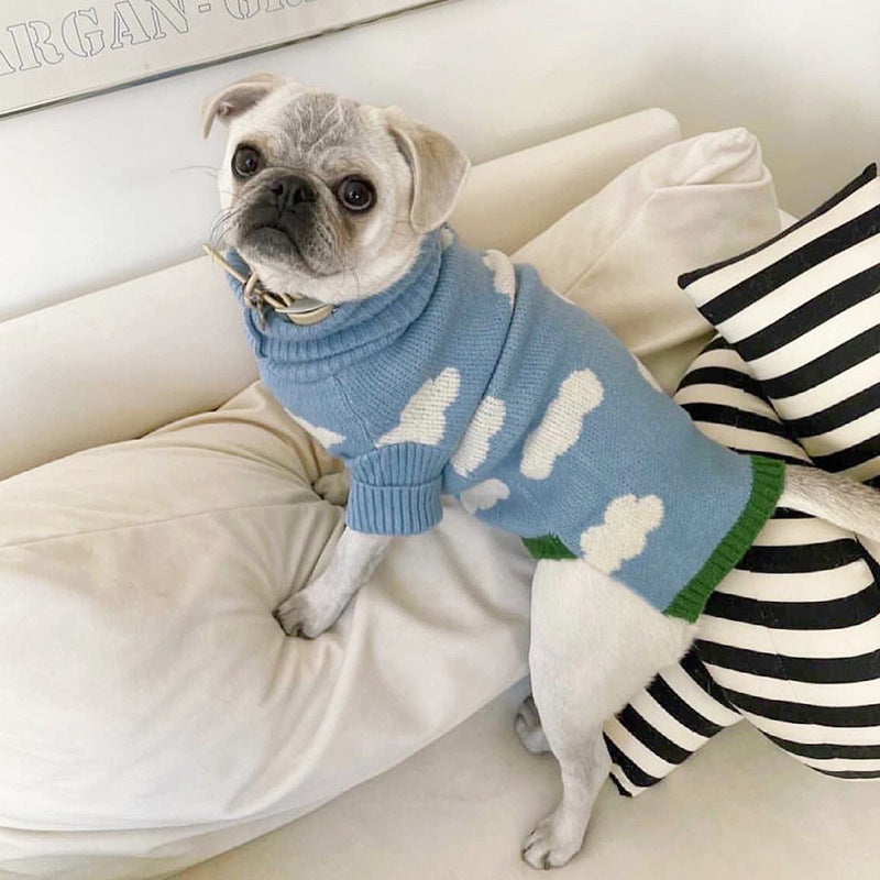 Jacquard Pet Sweater Clothing