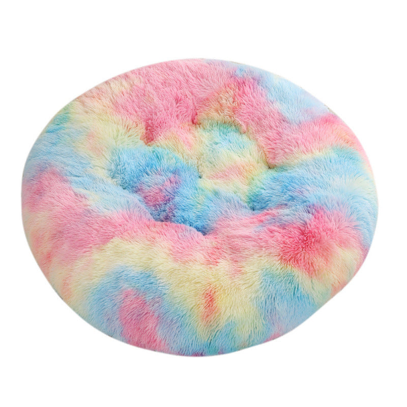 Round Plush Pet Mat Bed