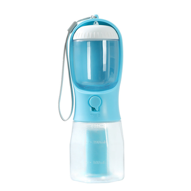 Portable Three In One Pet Water Cup Food Container Dispenser
