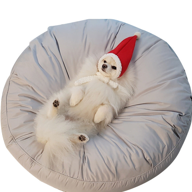 Moisture-Proof Washable Large Round Pet Bed