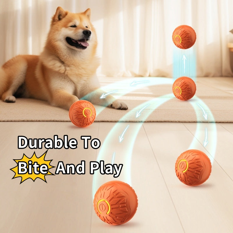 Pet Electric Jumping Luminous Interactive Training Ball Toy