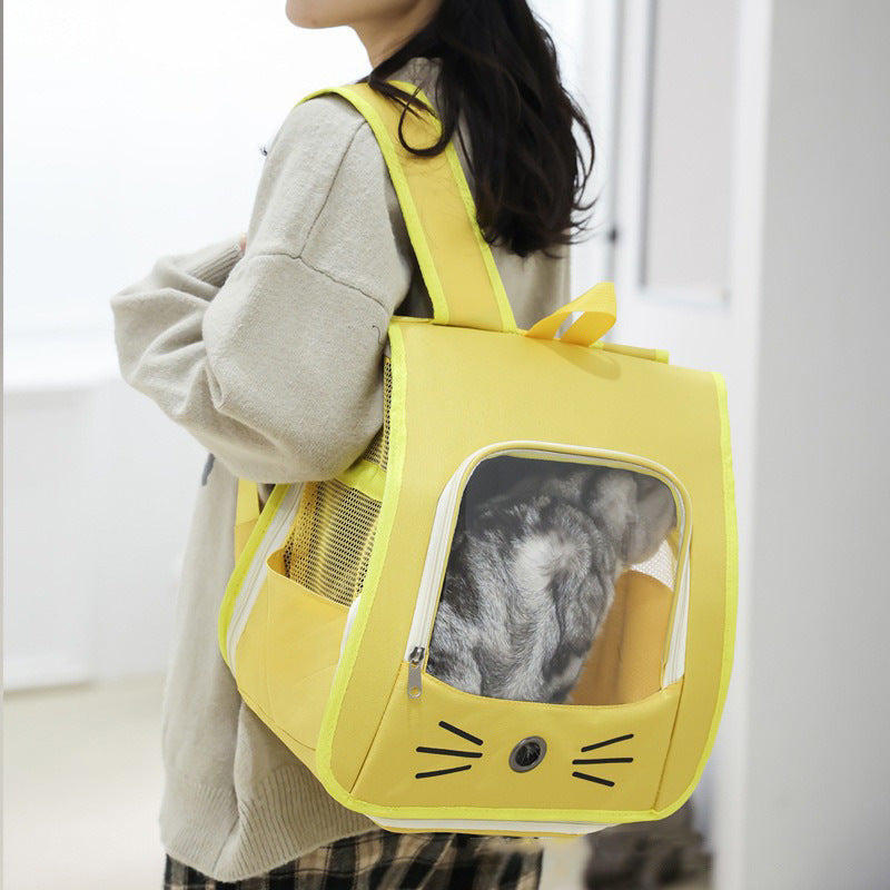 Portable Breathable Pet Carrier Backpack For Small Pets