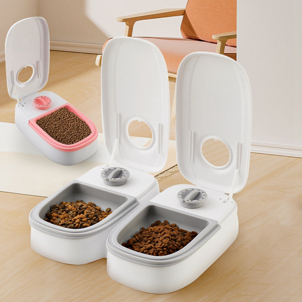 Automatic Smart Pet Feeder With Timer and Stainless Bowl