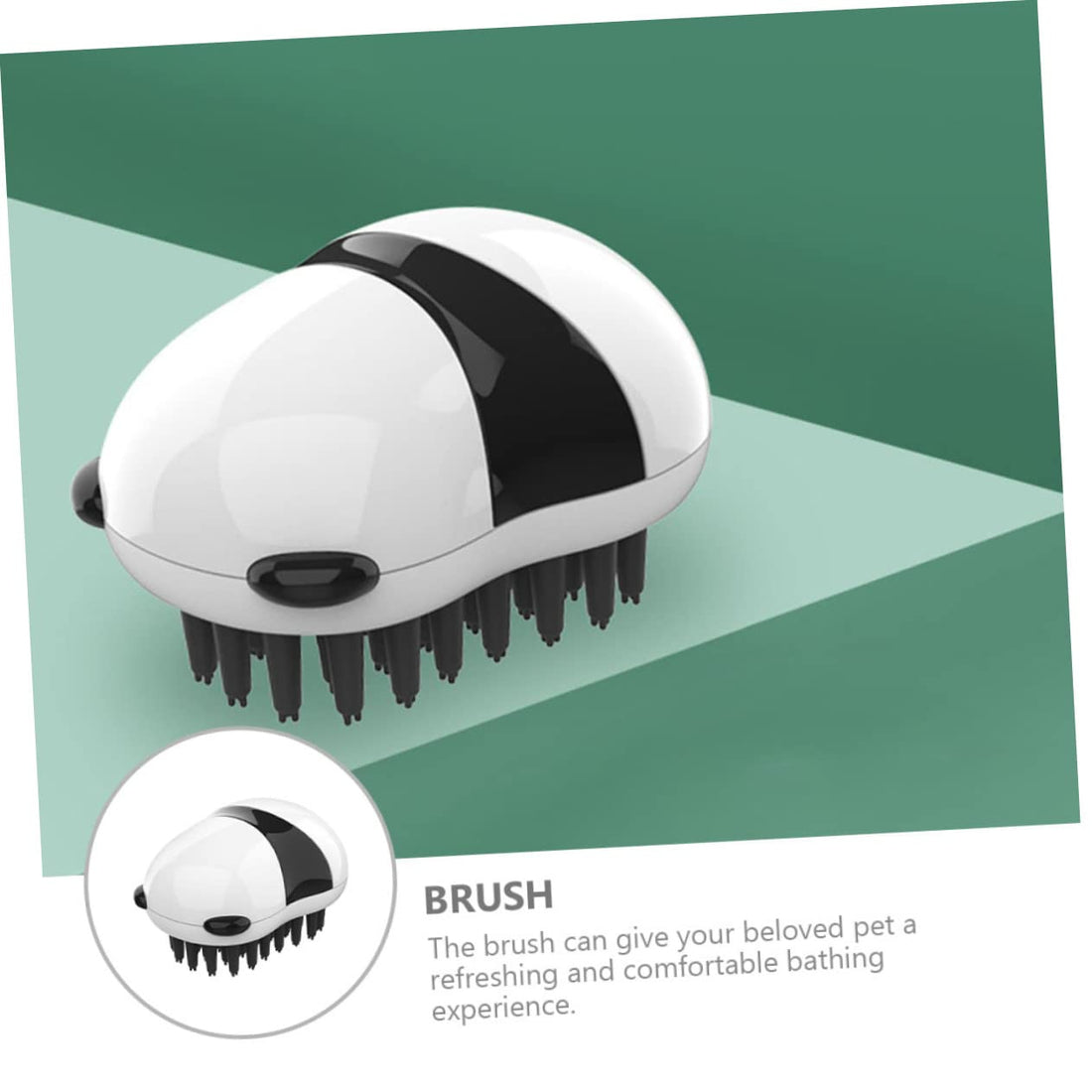 Pet Bath Brush Grooming Comb And Cleaning Glove