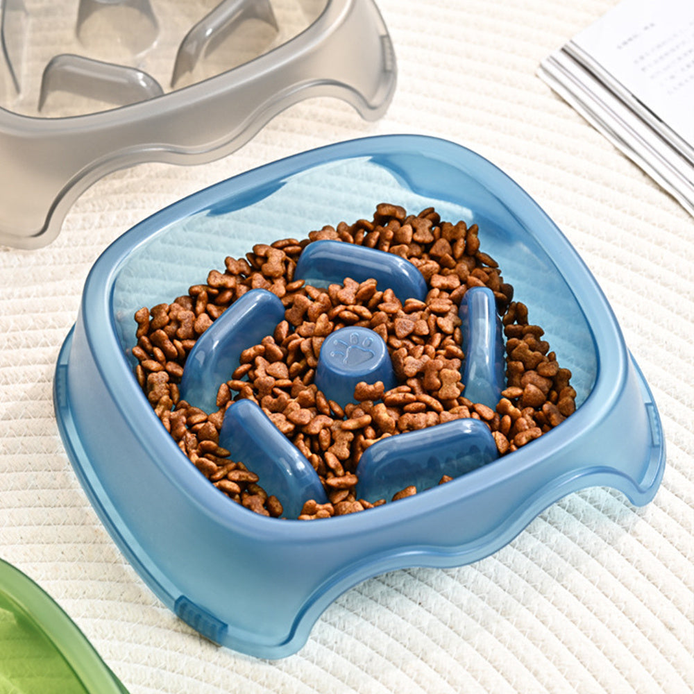 Slow Feed Anti-Choking Pet Water and Food Bowl