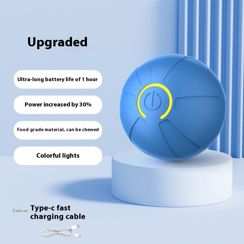 Pet Electric Jumping Luminous Interactive Training Ball Toy