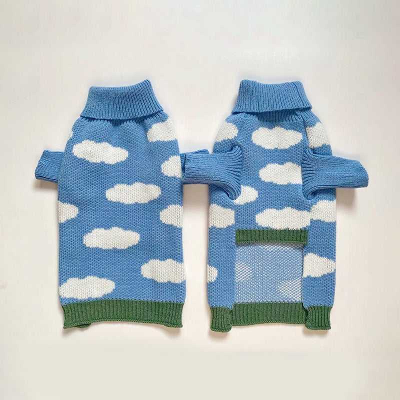 Jacquard Pet Sweater Clothing