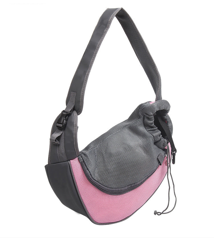 Mesh Oxford Portable Pet Travel Carrier Shoulder Bag