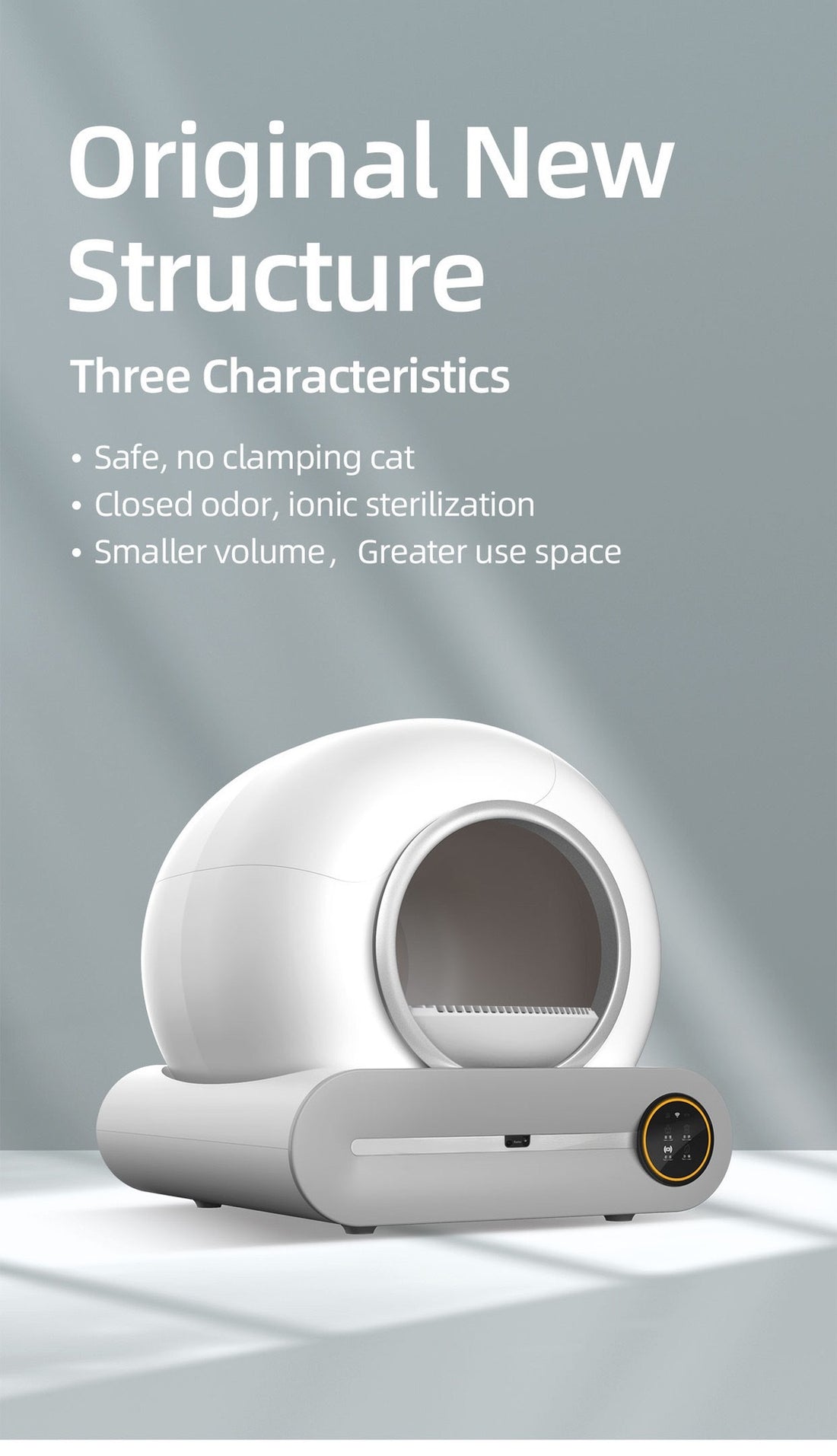 Pet Automatic Smart Litter Box Self-Cleaning Toilet