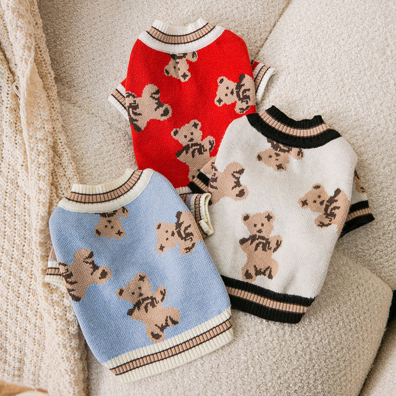 Warm Knitted Pet Sweater