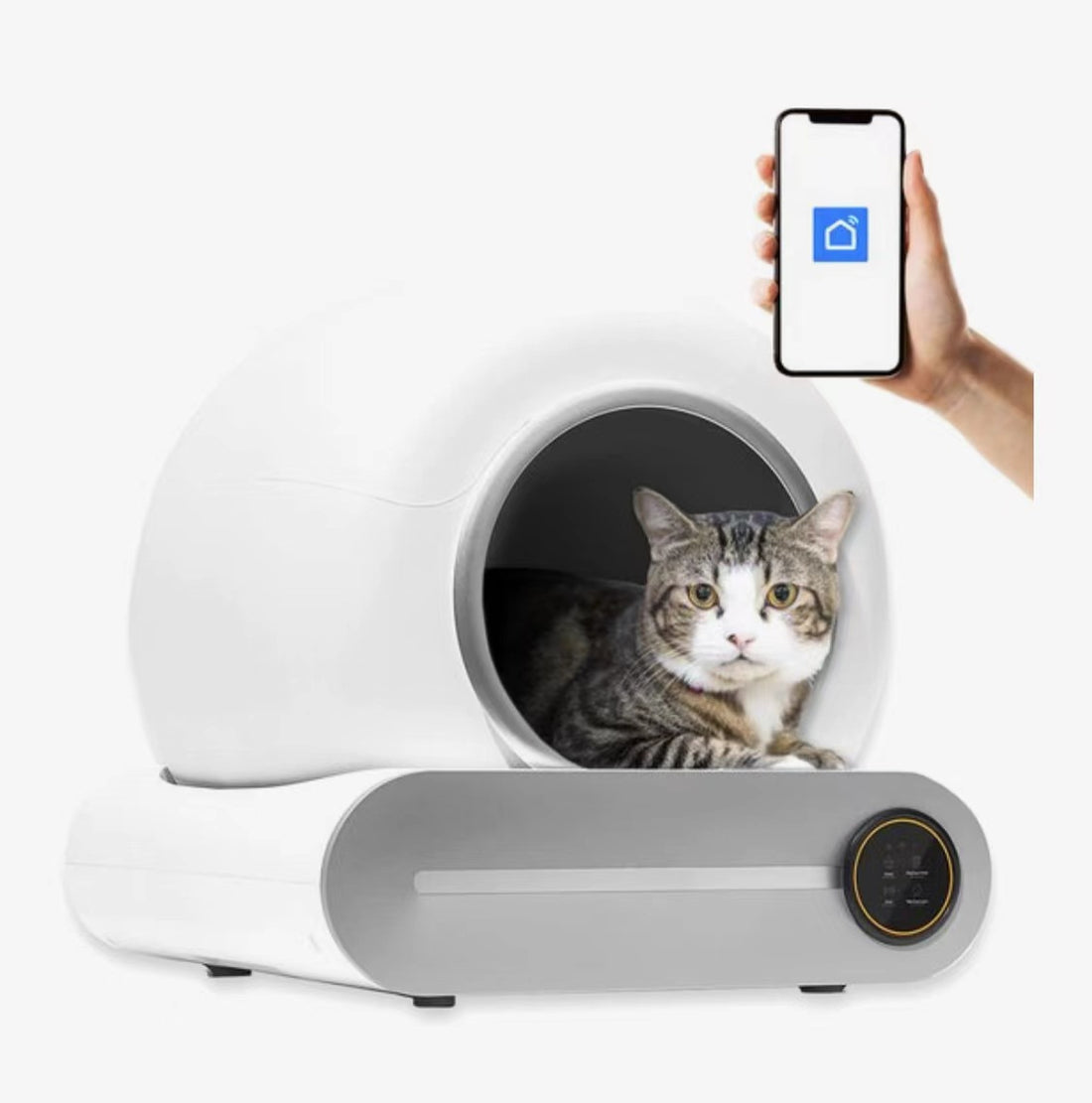 Pet Automatic Smart Litter Box Self-Cleaning Toilet