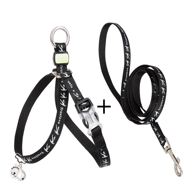 Pet Bell Chest Strap Adjustable Leash Harness