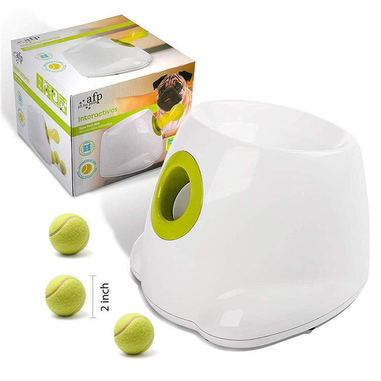 Automatic Interactive Pet Ball Launcher For Fun Exercise