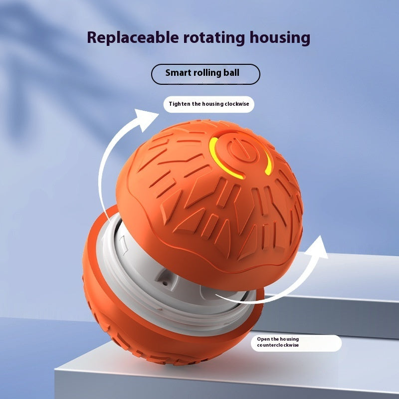 Pet Electric Jumping Luminous Interactive Training Ball Toy