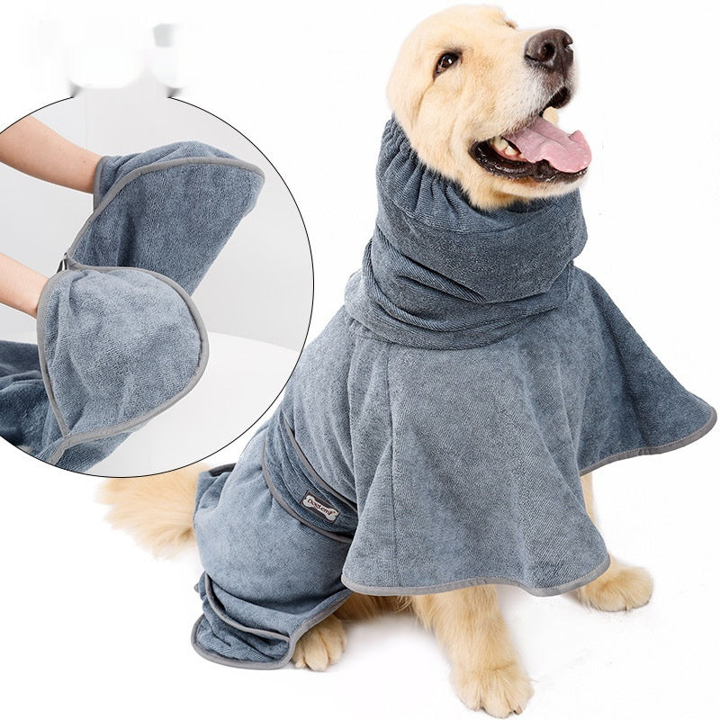 Cotton Absorbent Pet Bath Towel Quick Dry