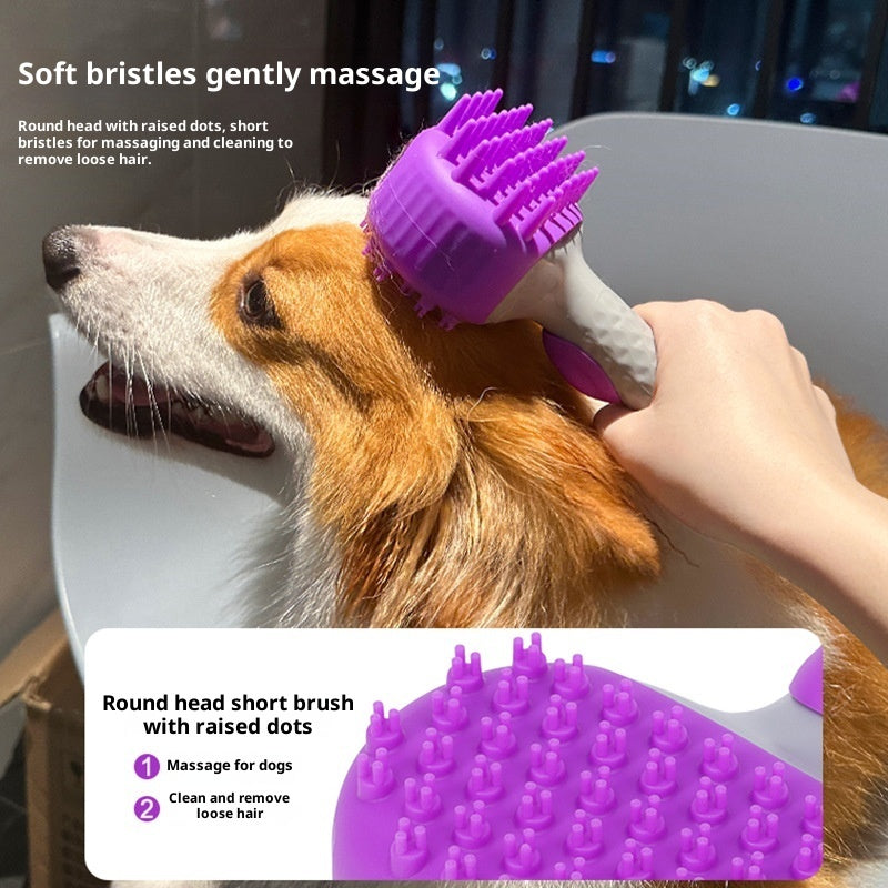 Pet Shower Brush Hair Cleaning Bath Tool