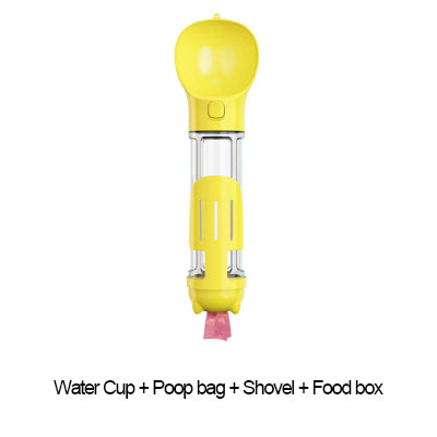 Pet Portable Multifunction Travel Water Feeder Bottle