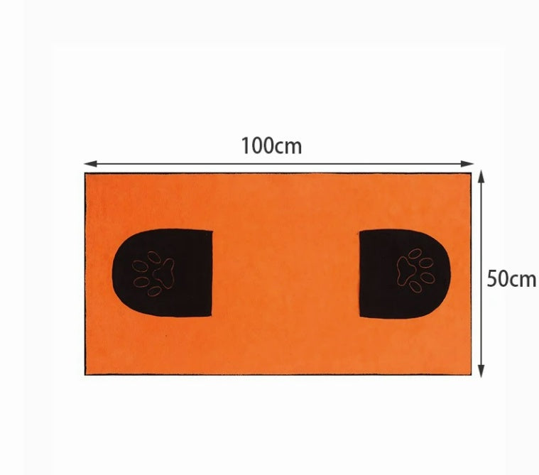 Absorbent Pet Bath Towel Quick Dry