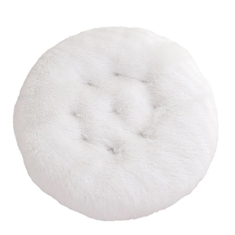 Round Plush Pet Mat Bed