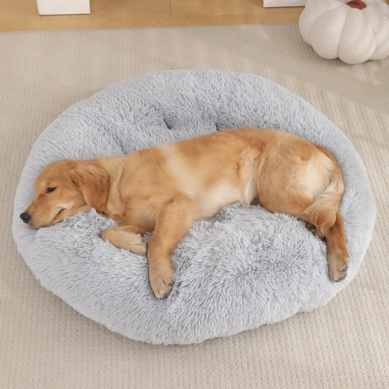 Round Plush Pet Mat Bed