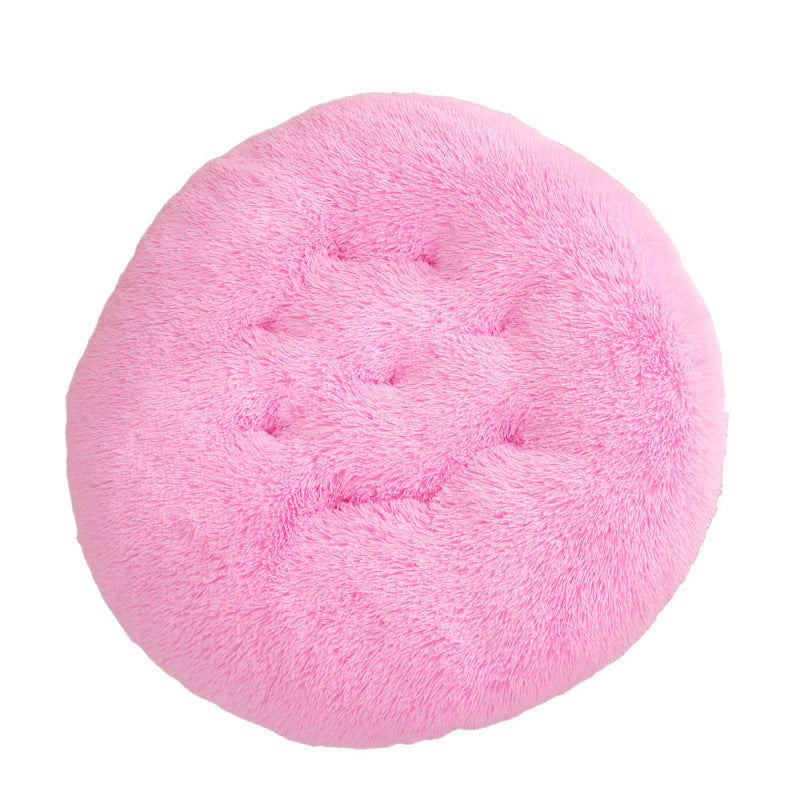 Round Plush Pet Mat Bed