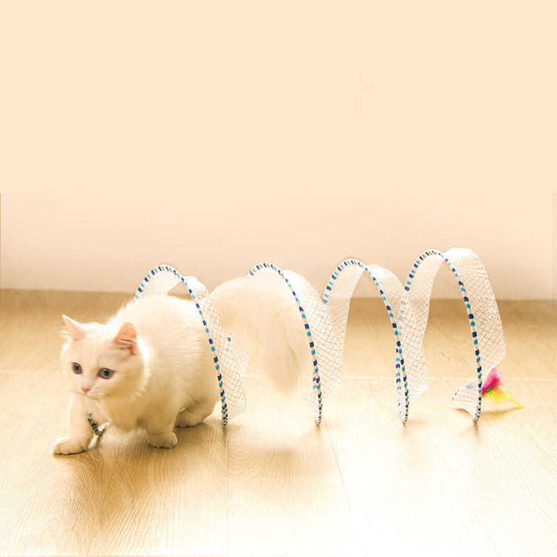 Foldable Pet Tunnel Storage Toy