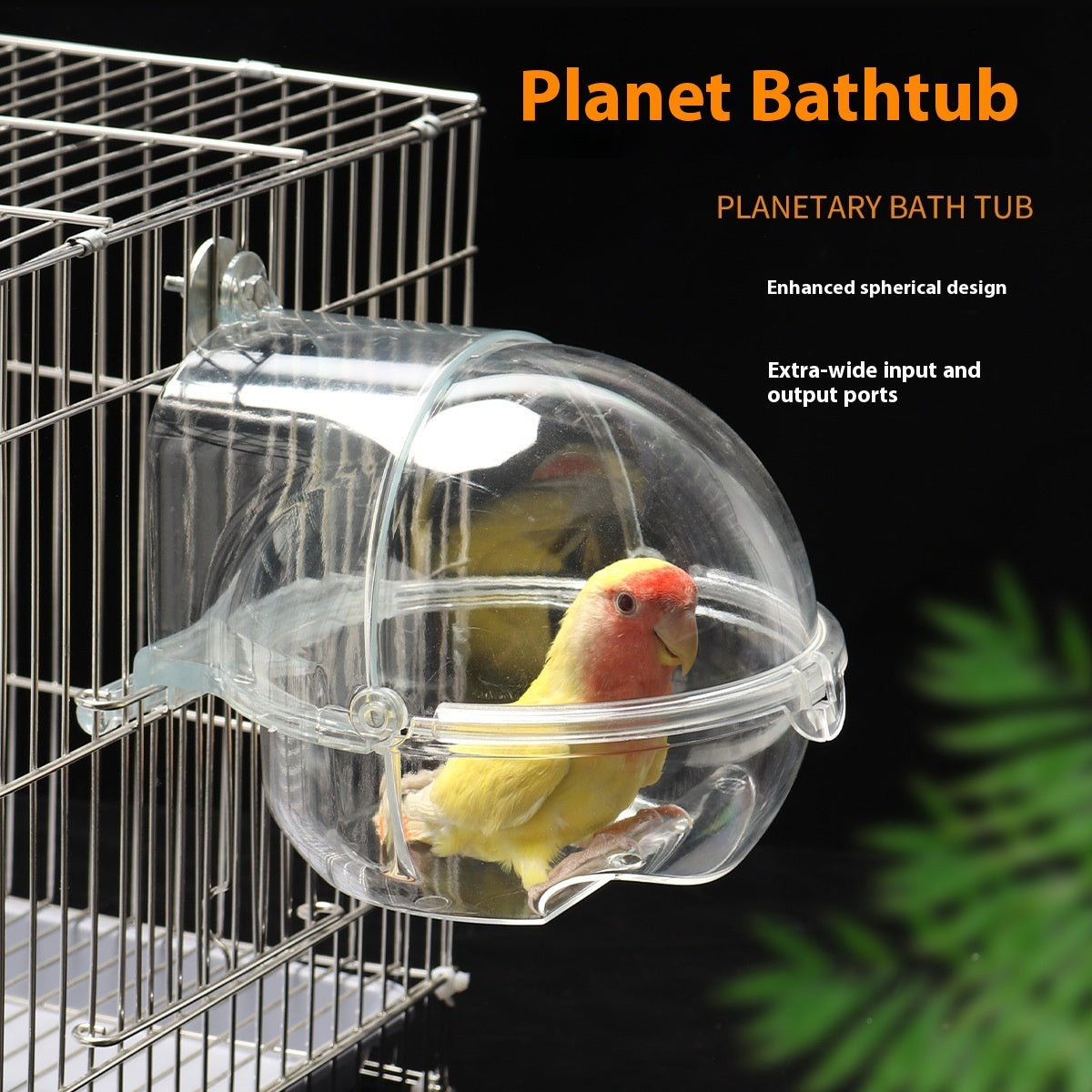 Pet Plug-In Parrot Bird Bathtub Bathing Tray
