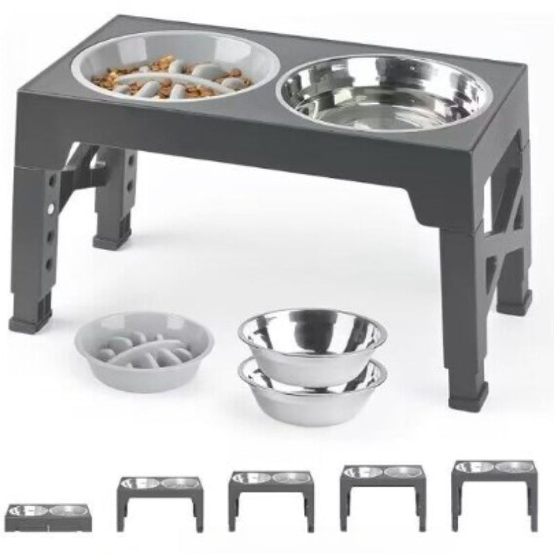 Anti-Tumble Pet Lifting Feeding Bowl With Neck Protection