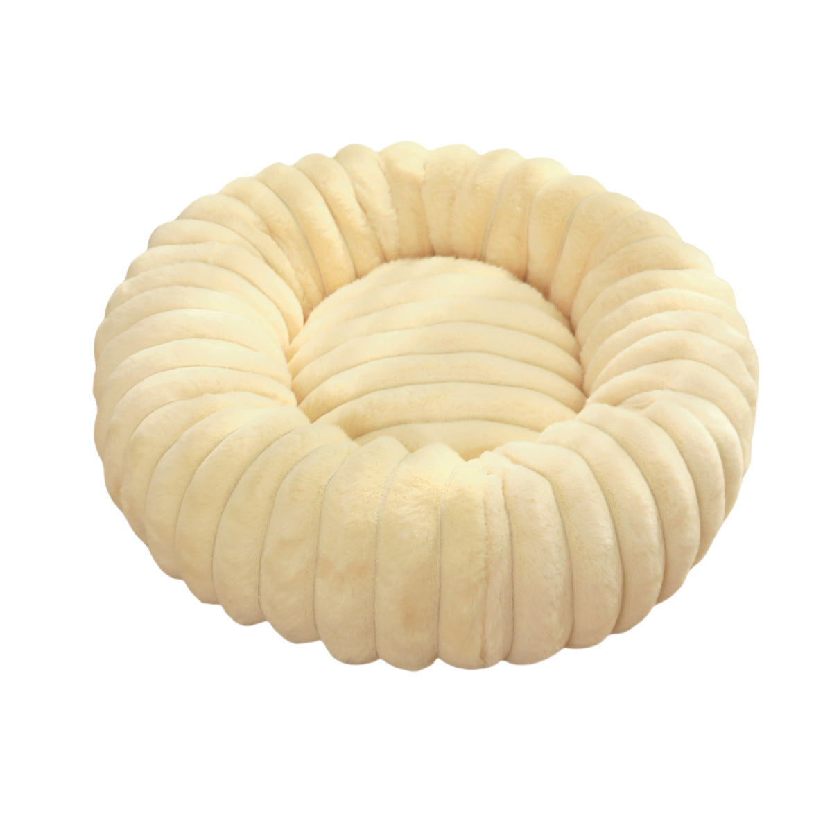 High Weight Plush Pet Bed Warm Round Nest