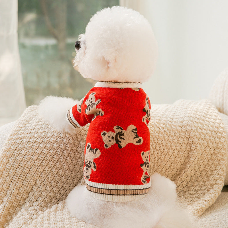 Warm Knitted Pet Sweater