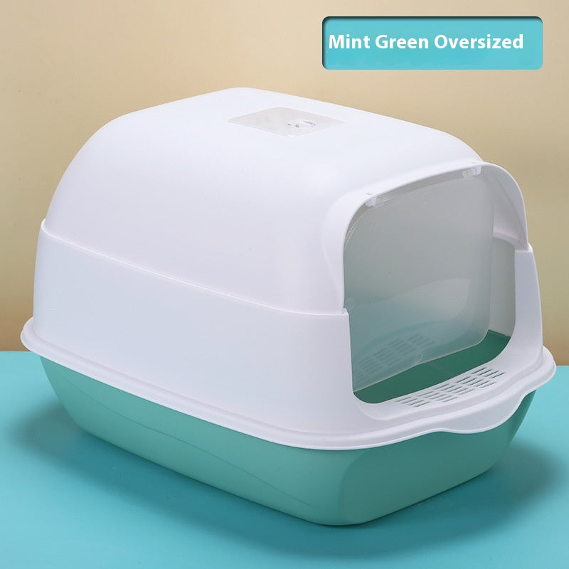 Pet Fully Enclosed Automatic Litter Box Toilet