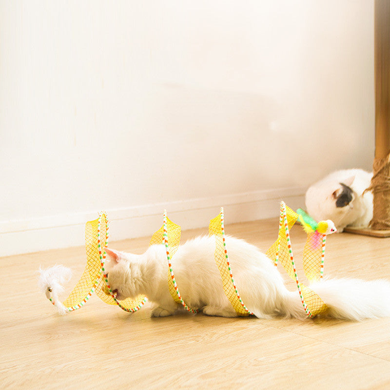 Foldable Pet Tunnel Storage Toy